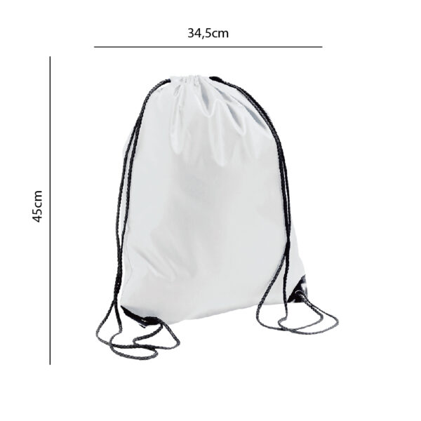 Τσάντα πλάτης γυμναστηρίου NBA Legends Λευκή - Image 2