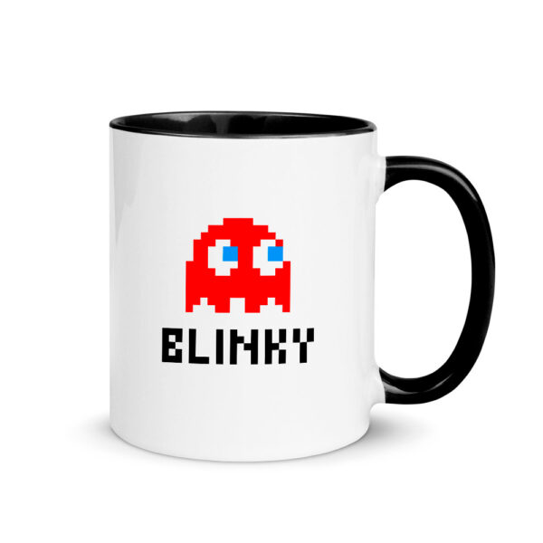 Κούπα Κεραμική Μαύρη PACMAN Blinky 330ml - Image 1