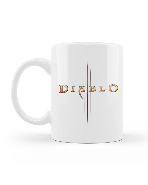 Κούπα Κεραμική Λευκή DIABLO 330ml - Image 2