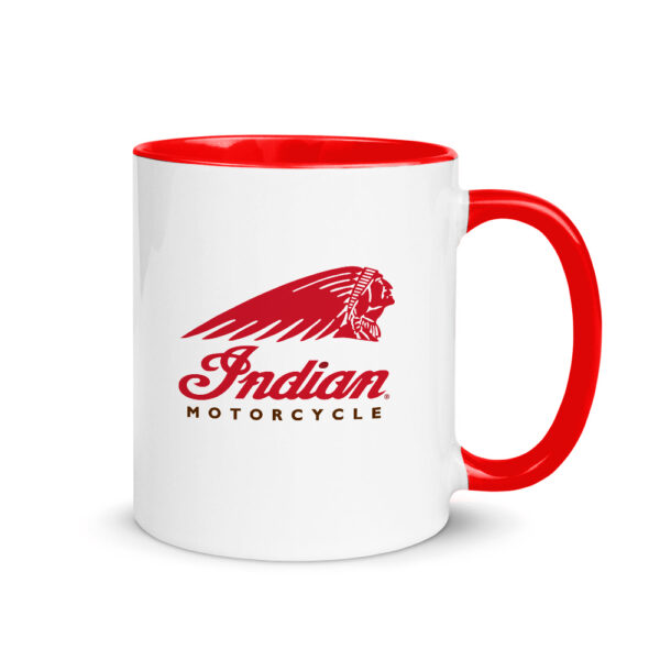 Κούπα Κεραμική Κόκκινη Indian Motors 330ml - Image 1